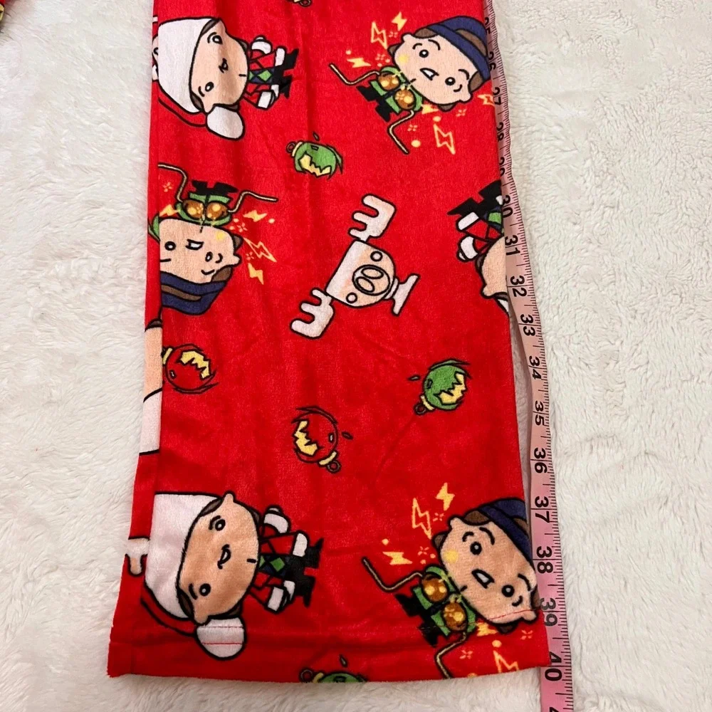 National Lampoons Christmas Vacation Mens Pajama‎ Pants Red Graphic Sleepwear S